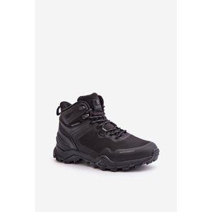 Lightweight insulated men's trekking shoes McBraun waterproof black