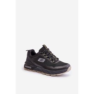 Men's Platform Sports Shoes Black Idama
