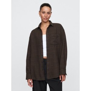 GAP Oversize flannel shirt Big Shirt - Women's