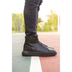 Riccon Black Men's Black Boots 0012176