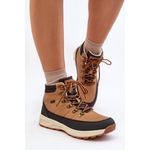 Insulated men's trekking shoes Lee Cooper brown