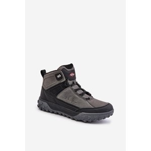 Insulated men's trekking shoes Lee Cooper gray