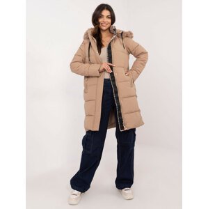 Beige winter jacket