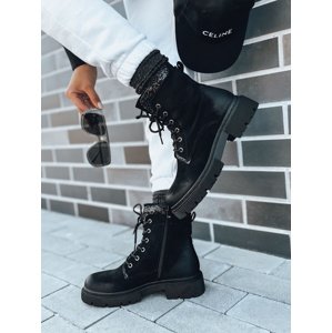Botki damskie JUPITER czarne Dstreet