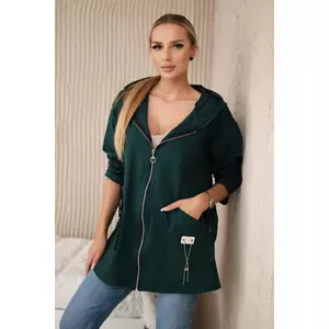 Punto Milano winter hoodie dark green