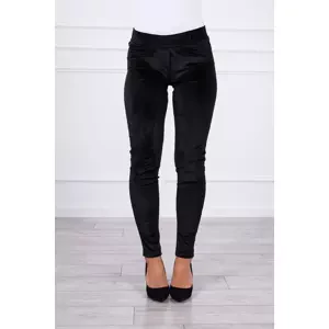 Happy Socks Velor trousers black