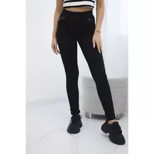 Happy Socks Pants with a trim on the pocket black