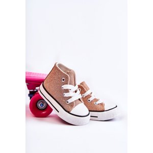 FR1 Children's High Sneakers Rose Gold Catrina