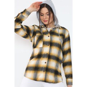 Z6665 DEWBERRY LADIES SHIRT-MUSTARD