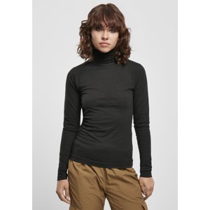 Women's LS Turtleneck - Black