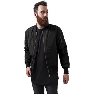 2-Tone Bomber Jacket blk/blk