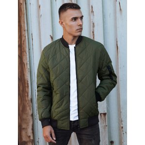 DStreet Kurtka męska pikowana bomber jacket zielona