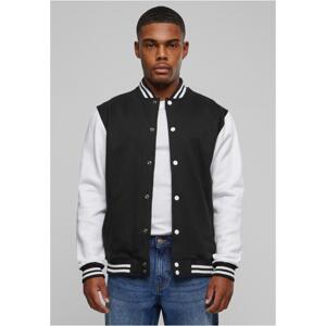 2-tone College Sweatshirt blk/wht