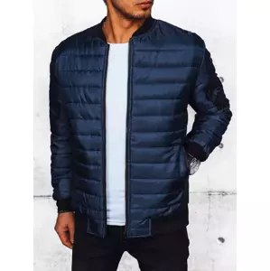 Kurtka męska pikowana bomber jacket granatowa Dstreet
