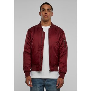 Basic Bomber Jacket burgundy
