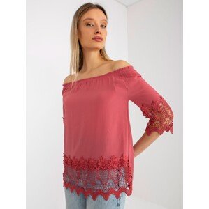 Blouse-LK-BZ-506188.32X-dark pink