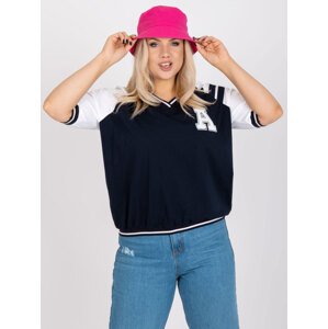 Blouse-RV-BZ-7830.30-navy blue
