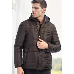 M8622 DEWBERRY MEN'S COAT-PLAIN BROWN
