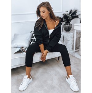 Komplet damski dresowy AMILIA PREMIUM czarny Dstreet