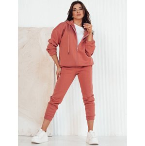 Komplet damski dresowy AMILIA PREMIUM brzoskwiniowy Dstreet