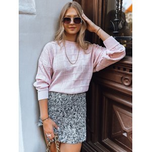 Sweter damski oversize SKYLARK różowy Dstreet