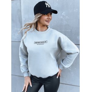 Bluza damska oversize NEVER szara Dstreet