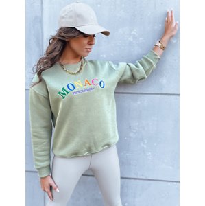 Bluza damska oversize MONACO ciemnozielona Dstreet