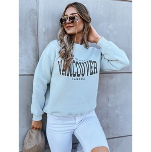 Bluza damska bez kaptura VANCOUVER miętowa Dstreet