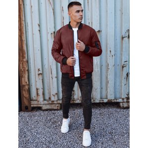 Kurtka męska bomber jacket bordowa Dstreet