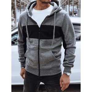 Bluza męska z kapturem ciemnoszara Dstreet