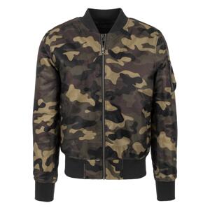 Camo Basic Bomber Jacket wooden camouflage