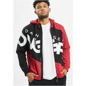 Men's DNGRS Veli Zip Hoody - Black/Red