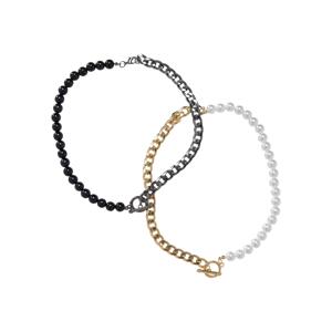 Necklace 2-pack - gold/gunmetal