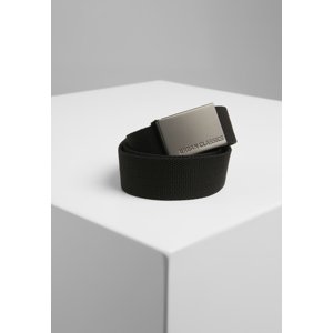 Canvas belts black