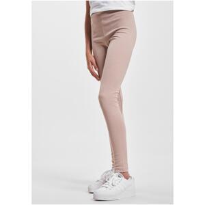 Girls' high-waisted denim leggings