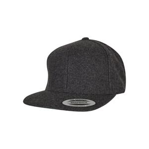 Melton Wool Snapback Dark Grey