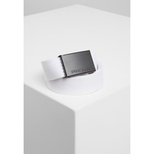 Canvas belts white/black
