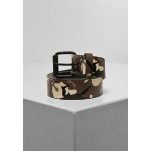 Synthetic browncamo leather camo strap
