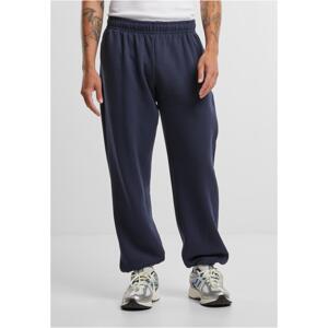 Men's Basic Essential Navy Blue Sweatpants