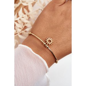Boto Women's Slip-On Steel Bracelet Sun Gold