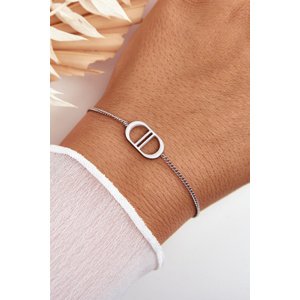 Glam Chic Women's Stainless Steel Bracelet Silver