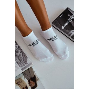 Milena Women's Socks PROSECCO MOOD Black-White