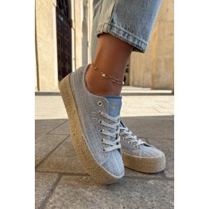 Womens Platform Sneakers With Weaving Lee Cooper