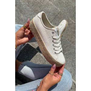 Womens Platform Sneakers With Weaving Lee Cooper
