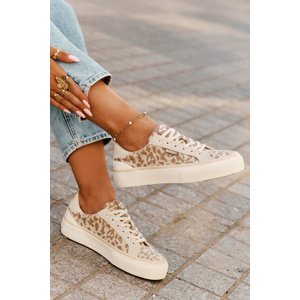 Low Women Sneakers Leopard Print Lee Cooper