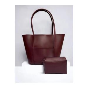 97735 Dewberry Classic Womens Shoulder Bag with Wallet-BORDO