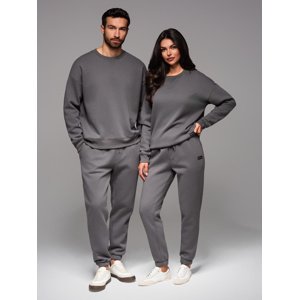 Ombre UNISEX couples tracksuit set in athleisure style with pants and sweatshirt