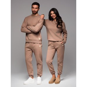 Ombre UNISEX couples tracksuit set in athleisure style with pants and sweatshirt