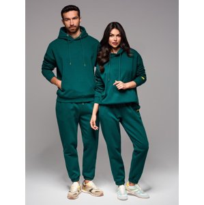 Ombre Unisex sweatshirt set unisex hoodie + drawstring pants in athleisure style