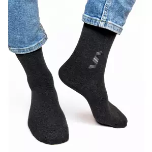 Gemre Dark gray men's warm socks Narus